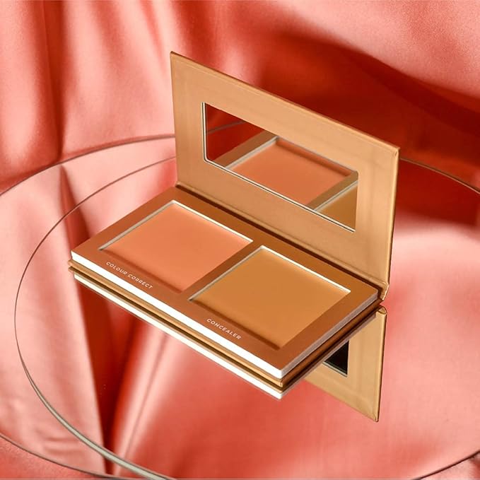 Jecca Blac Correct and Conceal Medium Coverage Palette, Lightweight Long Lasting Formula, Medium To Full Coverage, Gender Neutral and LGBTIQA+ Inclusive Make Up, Dark 6.0, 12g-FemmiqueWomen