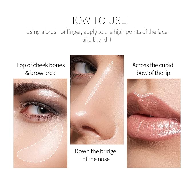 2 Pack Body Luminizer, High Gloss Waterproof Body Luminizer Glitter Face Shimmer Moisturizer Lotion Tan Cream Foundation Makeup Bronzer(103 Glistering Bronze)-FemmiqueWomen