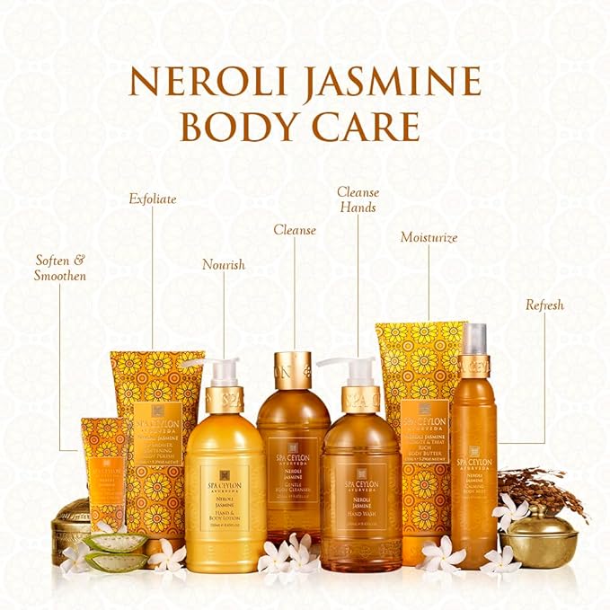 SPA CEYLON Neroli Jasmine Hand And Body Lotion | All Day Nourishment | Daily Moisturizer | Floral Fragrance | Hand and Body Moisturizer-FemmiqueWomen