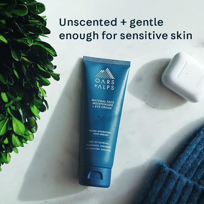 Oars + Alps Face Moisturizer and Eye Cream, Hydrates Skin with Shea Butter and Jojoba Oil, Anti Aging, Vegan and Gluten Free-FemmiqueWomen