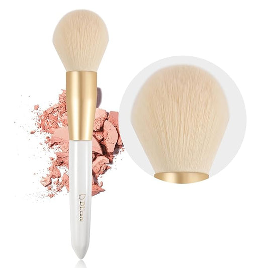DUcare Tapered Blush Brush for Cheeks - Pointed Powder Brush for Light Application, Multi-Purpose Makeup Brushes Perfect for Highlighting, Defining, Sculpting, and Contouring-FemmiqueWomen