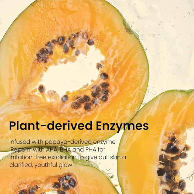 Wormwood Enzyme Cleansing Pack – Korean Powder Face Cleanser & Exfoliant with Papaya Enzyme, AHA BHA PHA, Low pH, Clears Acne & Pores, Smooths Texture, for All Skin Types, 2.82 oz.-FemmiqueWomen