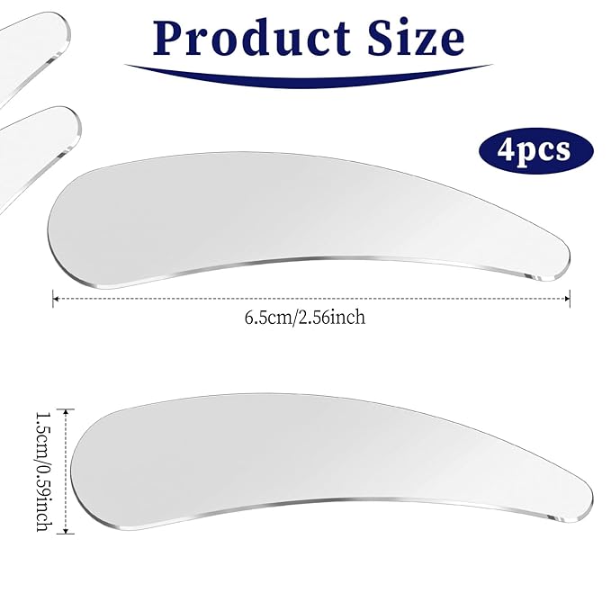 2Pcs Mini Metal Cosmetic Spatulas, Skincare SpatulaMixing and Sampling Makeup Beauty Tools for Skin Care Creams, Eye Cream, Essences Beauty Accessories(4PCS)-FemmiqueWomen