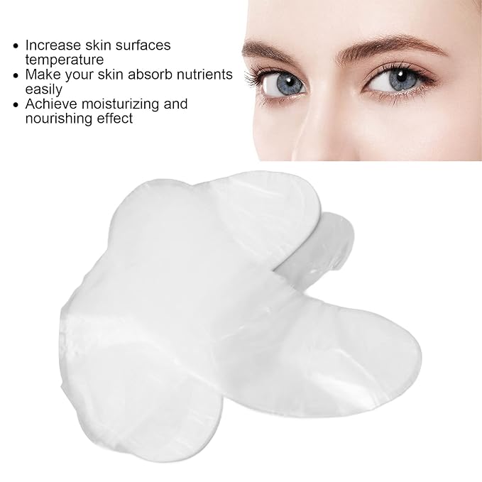 100pcs Under Eye Patches, Disposable DIY Eye Paper, Disposable Eye Skin Care Pads Promote Absorption Water Locking Beauty Salon Eye Sheet for Moisturizing Beauty Makeup Tools-FemmiqueWomen