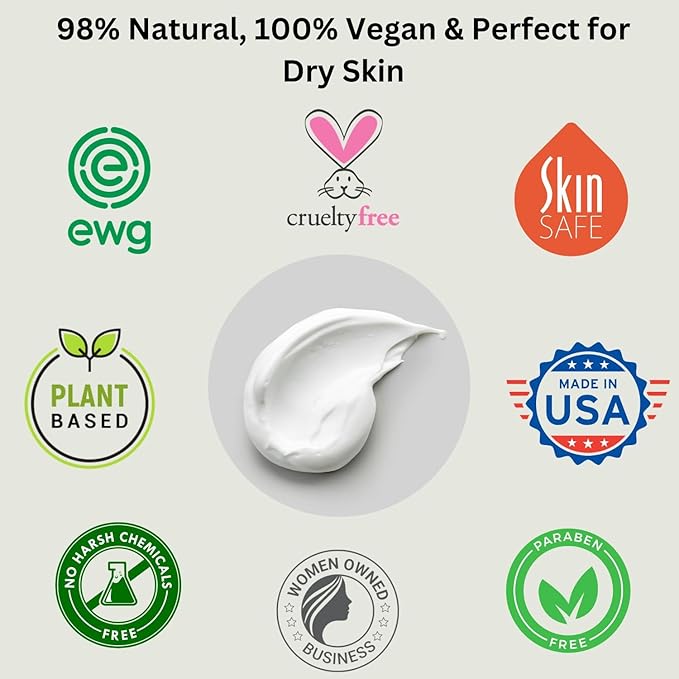 RaGaNaturals Lavender Shea Butter Hand and Body Lotion, 16 Fl Oz - Moisturizing, Plant-Based, Vegan, with Argan, Avocado Oil & Vitamin E-FemmiqueWomen