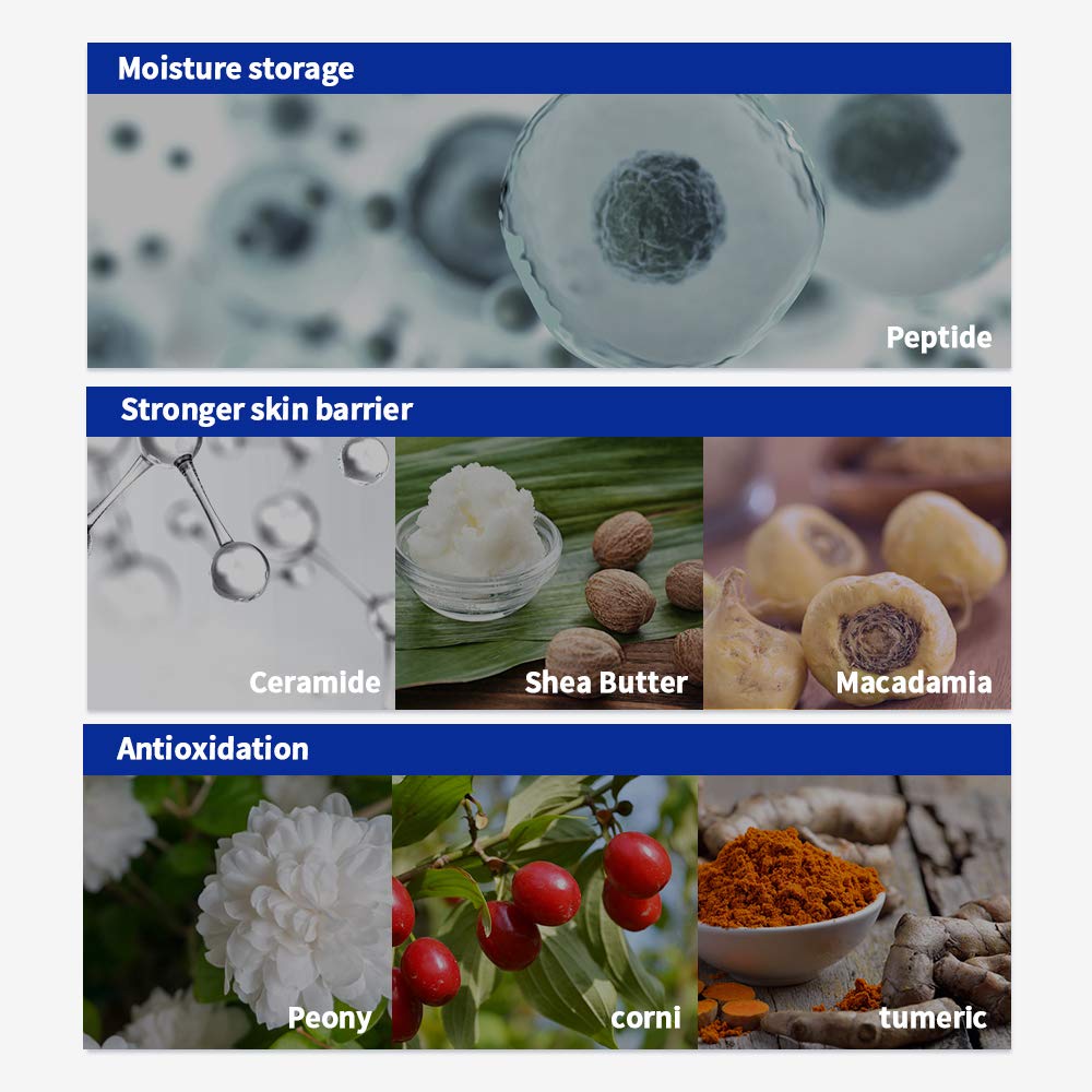 Pyunkang Yul PKY Intensive Repair Cream - Ceramide Moisturizer for Dry Skin with Shea Butter & Macadamia Oil, 1.7 Fl. Oz-FemmiqueWomen