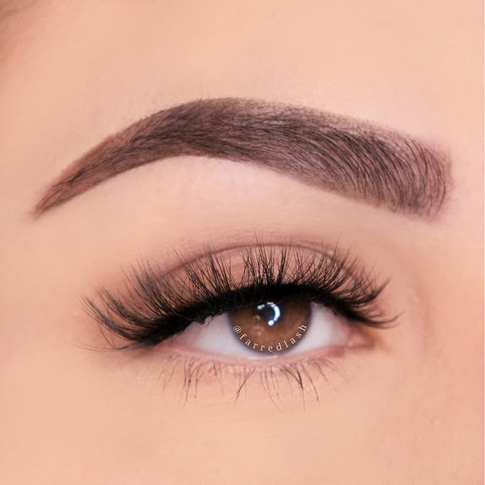 FARRED Cat Eye Lashes Short Natural Eyelashes 15mm Fluffy Wispy Strip Eyelash 14 Pairs Cute Natural Fake Lashes Packs Small Full Pestañas Set (F10 | 9-15mm)-FemmiqueWomen