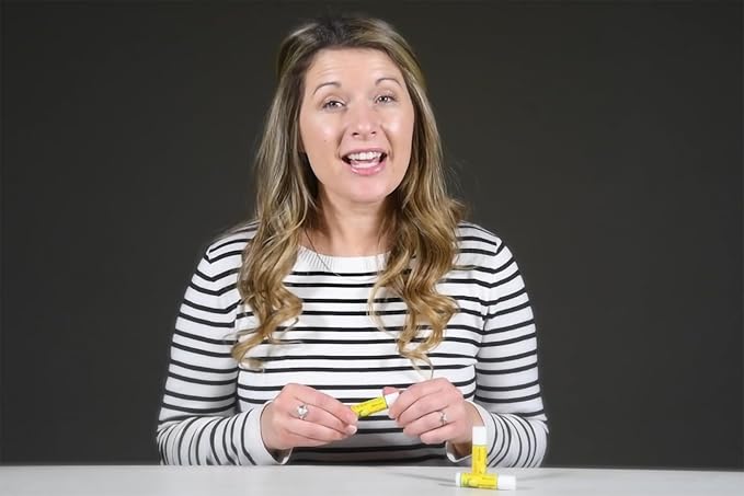 2-Pack Organic Lemon Lip Balm - USDA Certified Organic, 70% Organic Jojoba Oil, Organic Beeswax, Soothes and Softens Dry, Cracked, and Sensitive Lips, Natural Lemon Scent No Taste. 0.15 oz/4.6 gm-FemmiqueWomen