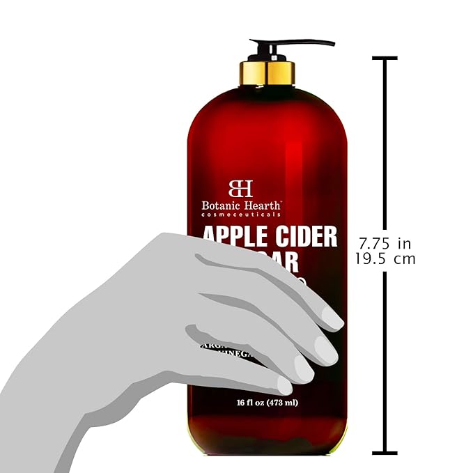 Botanic Hearth Apple Cider Vinegar Shampoo | Clarifying And Nourishing, Reduces Itchy Scalp, Dandruff & Frizz | Sulfate Free, For All Hair Types, Men And Women | 16 Fl Oz-FemmiqueWomen