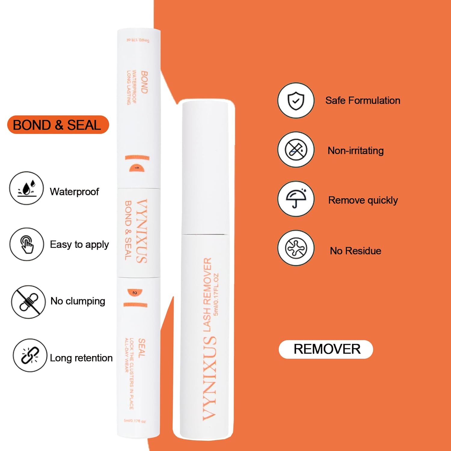 Lash Clusters Kit DIY Lash Extension Kit Eyelash Clusters with Lash Bond and Seal Waterproof Lash Glue Remover Tweezers Brush Cluster Eyelash Extensions Kit (Set 40D-0.07D-Mix8-16)-FemmiqueWomen