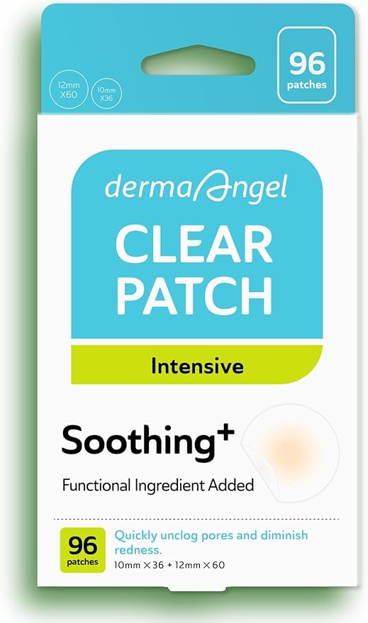 Invisible Salicylic Acid Pimple Patches for Face - Deep Blemish Hydrocolloid Acne Patches, Clear Pimple & Zit Patches for Underground Acne - 96 Count - 2 Sizes Soothing Plus (Clear Patch)-FemmiqueWomen