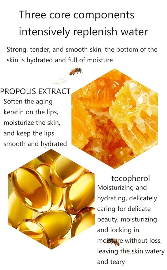 2 Pcs Honey Pot Lip Balm, Moisturizing Restors Moisture Bee Lip Mask for Dry Lips Lip Mask.(Honey)-FemmiqueWomen