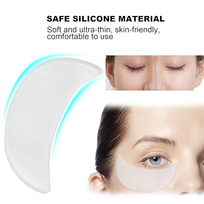 2Pcs Anti‑Wrinkle Face Eye Patch, Reusable Silicone Eye Pad Sticker for Face Caring-FemmiqueWomen