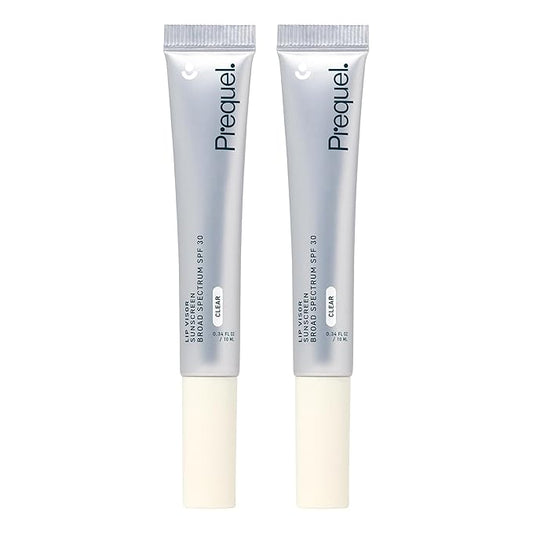 Skin Lip Visor, Clear Lip Balm with SPF 30 PA+++. Mint Flavored with Non-Sticky Finish – Moisturizing Semi Gloss Balm Sunscreen for Daily Use - 2 Pack-FemmiqueWomen