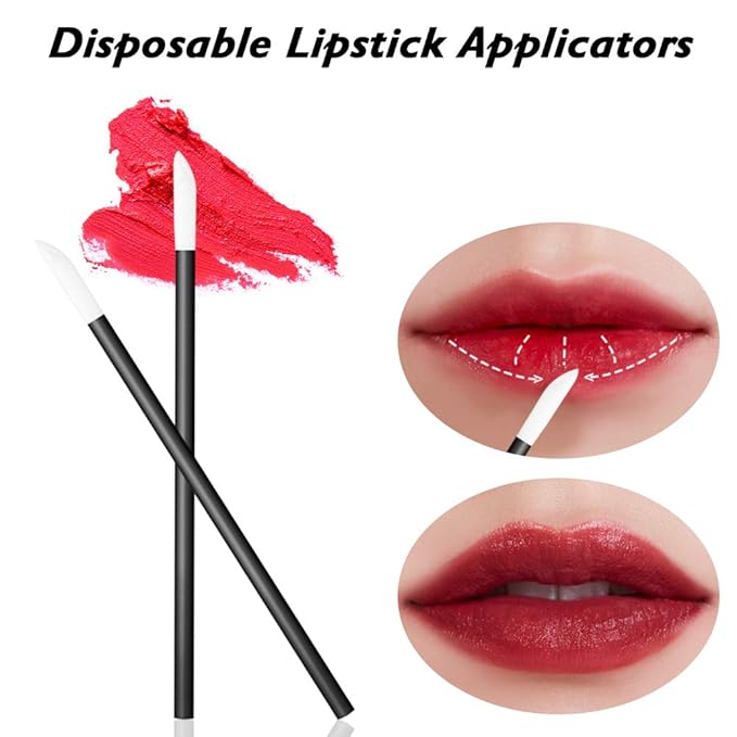 2 Styles Professional Makeup Palette with Spatula and 150 PCS Makeup Brush Kit, SourceTon Cosmetic Palette (5.9”x 3.9”) & Makeup Applicators (Mascara Wands, Lipstick Applicators, Fine Eyeliner Brush)-FemmiqueWomen