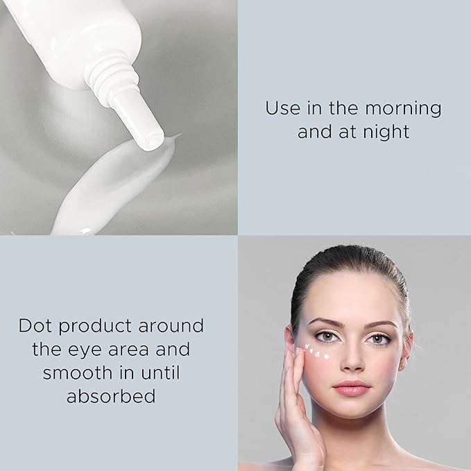 Japanese Anti Aging Firming Eye Cream - Anti Wrinkles & Puffiness - Minimize Bags Under Eyes Fine Lines & Dark Circles - Hydrating and Brightening with Collagen & Arginine (0.35 Fl Oz -10 g)-FemmiqueWomen