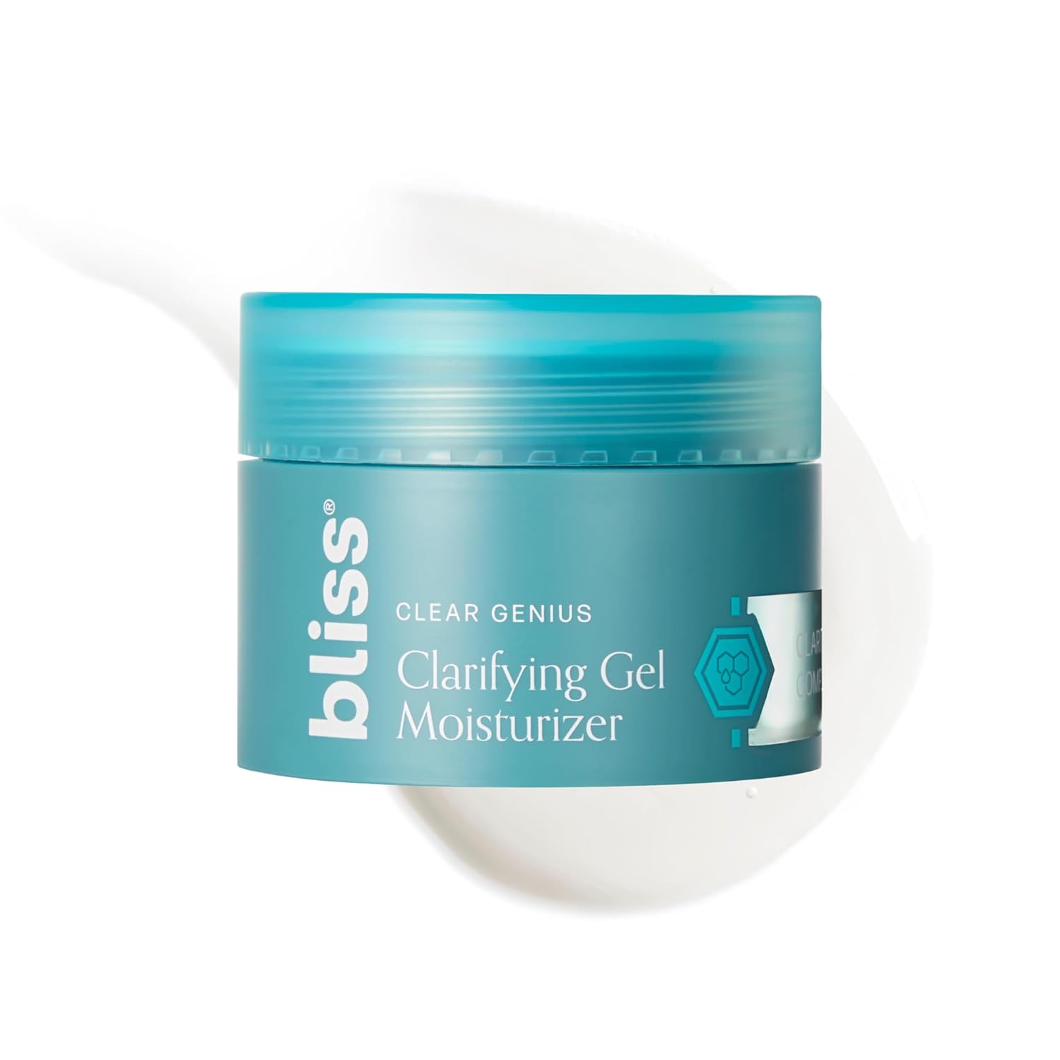 Bliss Clear Genius Clarifying Gel Moisturizer with CLARITY 5 Complex | Salicylic Acid, Niacinamide & Witch Hazel for Blemish-Prone Skin, 1.7 fl oz-FemmiqueWomen