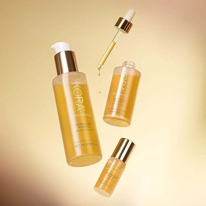 KORA Organics Noni Glow Hydrating Face Oil for Women with Rosehip, Gua Sha Oil, Certified Organic, Cruelty Free, 1.69 fl oz-FemmiqueWomen