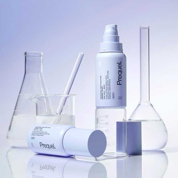 Skin Universal Skin Solution Hypochlorous Acid Spray for Face and Body. HOCL Facial Cleanser and Dermal Spray with Electrolyzed Water and Mineral Complex. pH-Stabilized Skin Care. 4oz-FemmiqueWomen