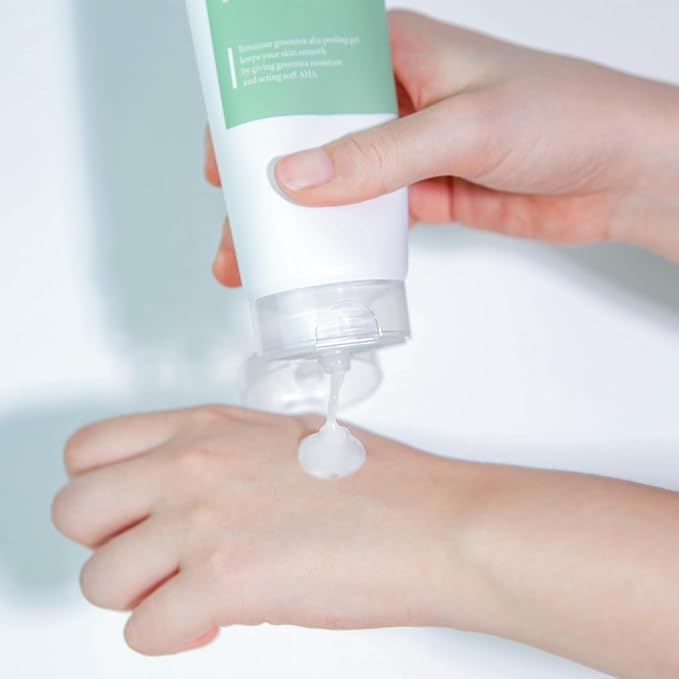 [BONAJOUR] Green Tea AHA Peeling Gel – Best Korean Vegan beauty AHA Deep Facial Exfoliating Gel 5.1Fl.oz-FemmiqueWomen