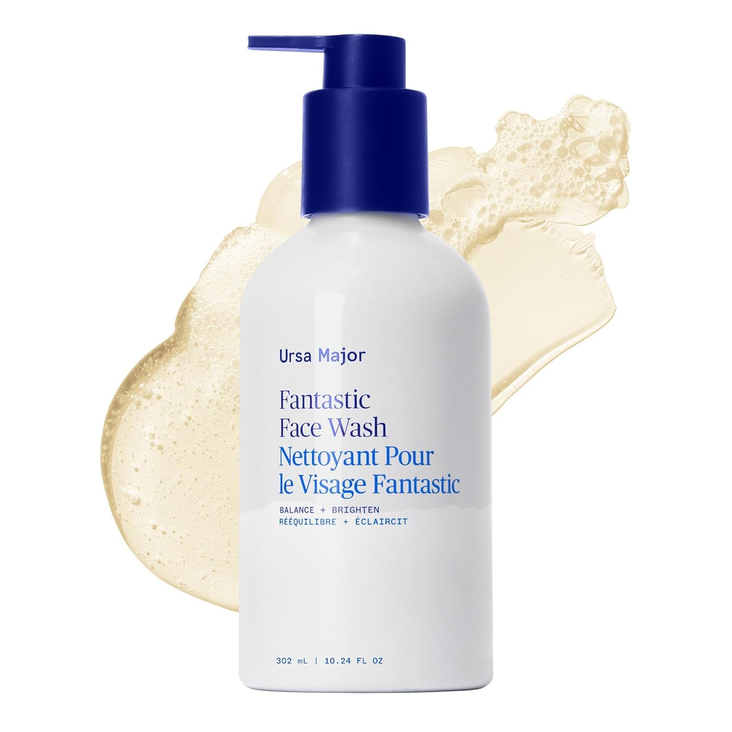 Ursa Major Fantastic Face Wash | Natural, Vegan & Cruelty Free | Daily Foaming Facial Cleanser for Men & Women | 10.24 oz-FemmiqueWomen