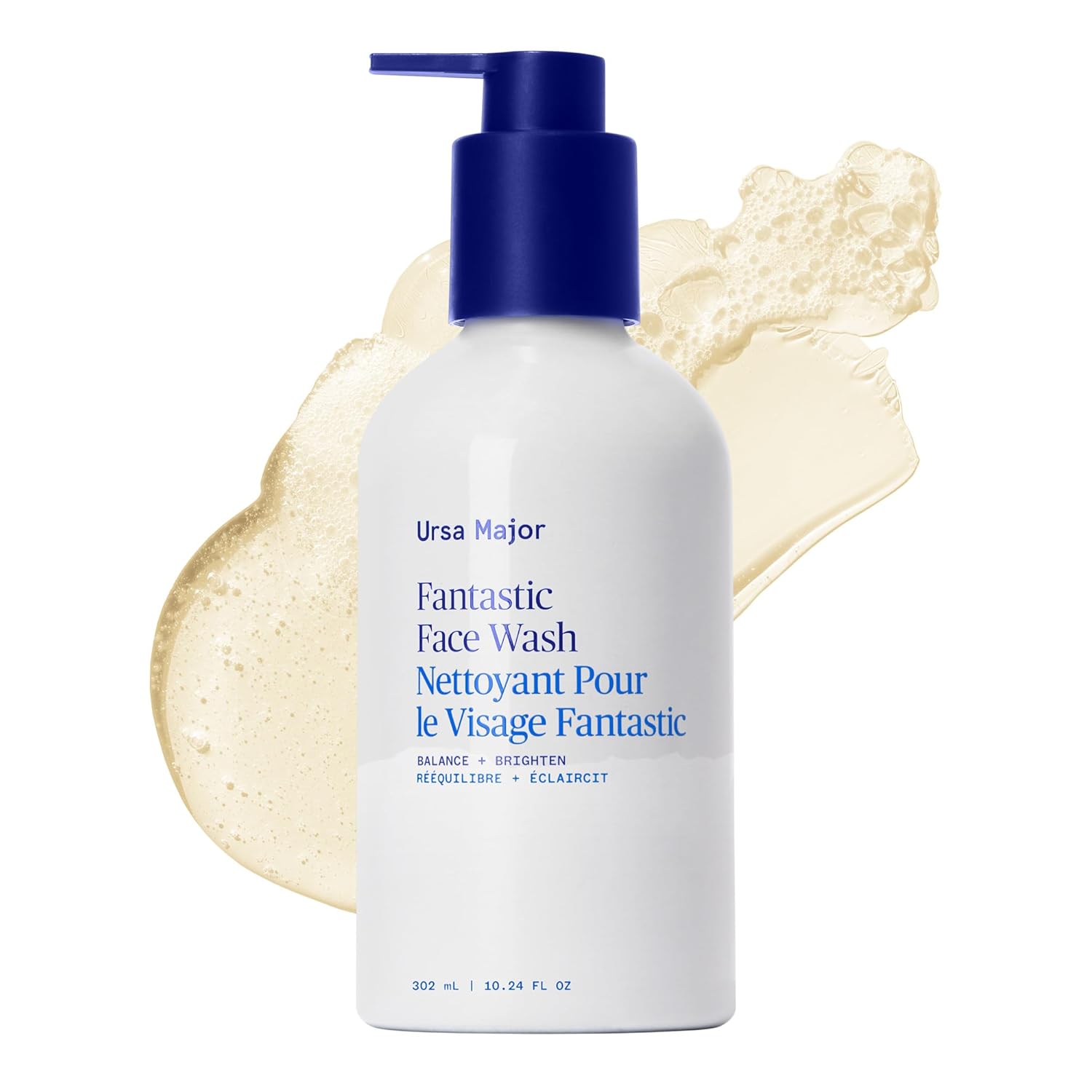 Ursa Major Fantastic Face Wash | Natural, Vegan & Cruelty Free | Daily Foaming Facial Cleanser for Men & Women | 10.24 oz-FemmiqueWomen