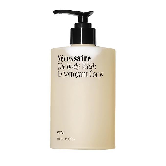 Nécessaire The Body Wash Santal. Natural Body Wash for Women & Men, Therapeutic Shower Gel with Epsom Salt + Minerals. Gel Cleanse,16.9 fl oz.-FemmiqueWomen