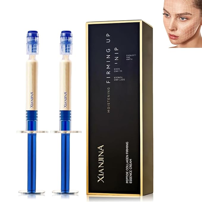 Polypeptide Collagen Elastic Essence Cream - Xianjina Anti-Wrinkle Firming Face Lotion for Women with Micro-Molecular Peptides (2PC)-FemmiqueWomen