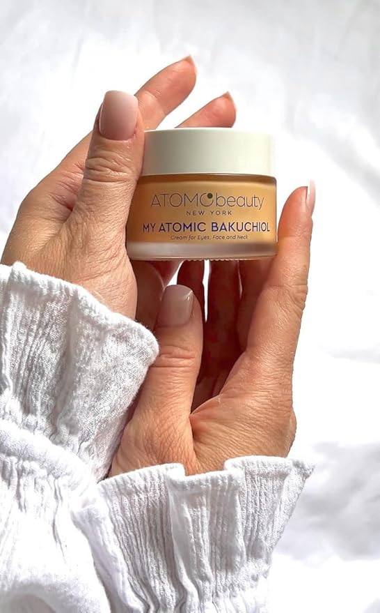 MY ATOMIC BAKUCHIOL Cream for Eyes, Face and Neck – Bakuchiol + Purified Quinoa Seed Polysaccharides | Anti-Aging, Lifting & Brightening | Retinol Alternative | Vegan & Dermatologically Tested – 45ml-FemmiqueWomen