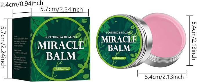 Miracle Balm, Soothing Balm for Joints, Back, Legs & Feet, Non-Greasy (3PCS)-FemmiqueWomen