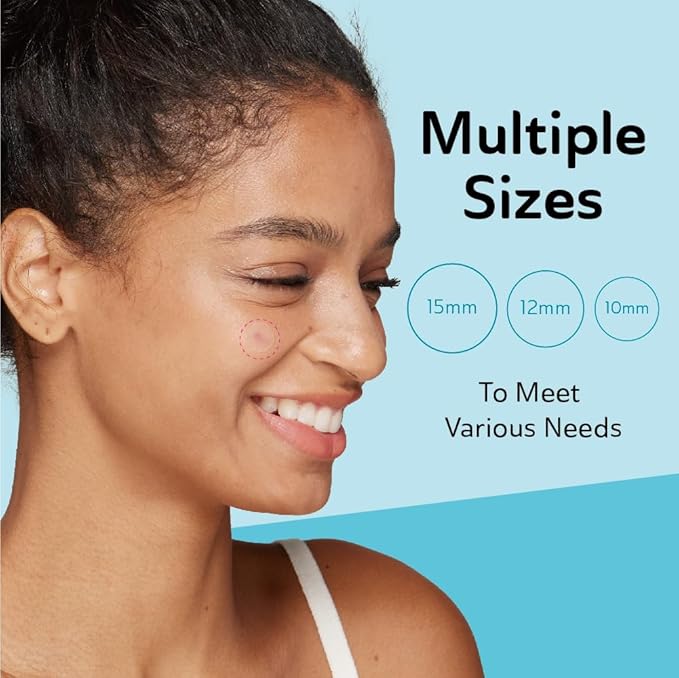 Invisible Pimple Patches for Cystic Acne - Medical Grade Hydrocolloid Acne Patches & Zit Stickers, Cystic Acne Patch for Day/Night Use - 120 Count - 3 Sizes Invisible Plus (Clear Patch)-FemmiqueWomen