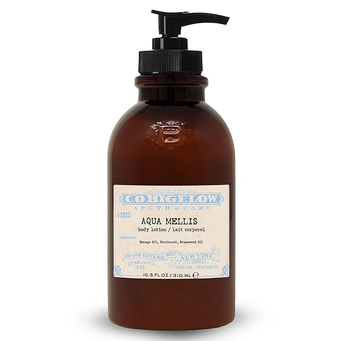 C.O. Bigelow Aqua Mellis Body Lotion, Iconic Collection Moisturizing Body Lotion with Shea Butter, Borage Oil & Grapeseed Oil, 10.5 Fl Oz-FemmiqueWomen