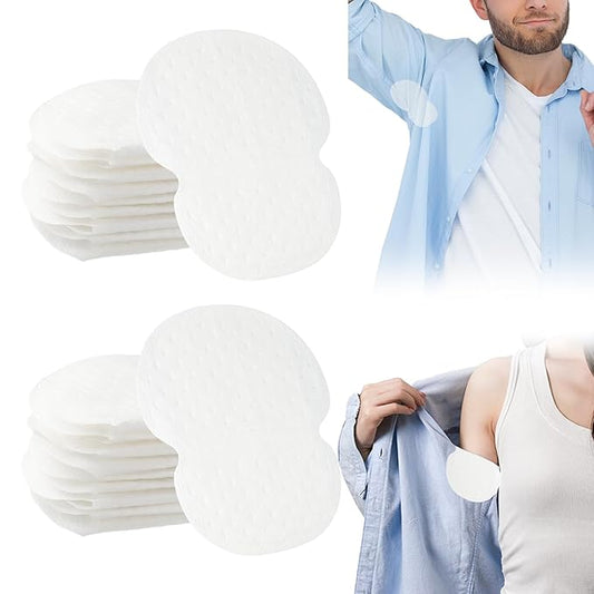 200PCS Underarm Sweat Pads for Women Men, Disposable Ultra-Absorbent Invisible Arm Pit Sweat Guards-FemmiqueWomen