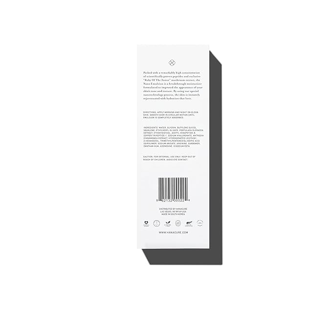 Hanacure® Nano Emulsion Moisturizer - 40ml - Weightless Anti-Aging Moisturizer for Face, Skin Firming and Tightening Lotion-FemmiqueWomen