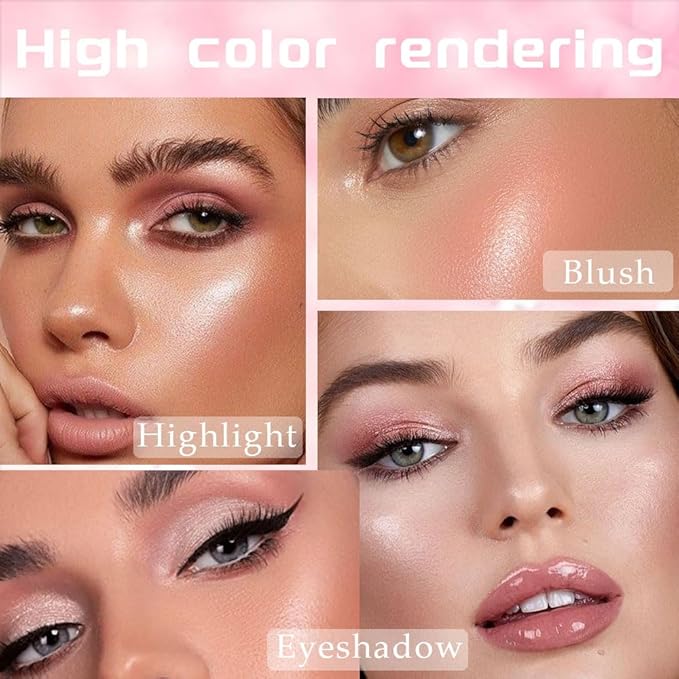 18 Girds Colorful Matte Shimmer Eyeshadow Palette for Eye Makeup,High Pigmented Eye Shadow Primers Powder Palet de sombras de ojos-FemmiqueWomen