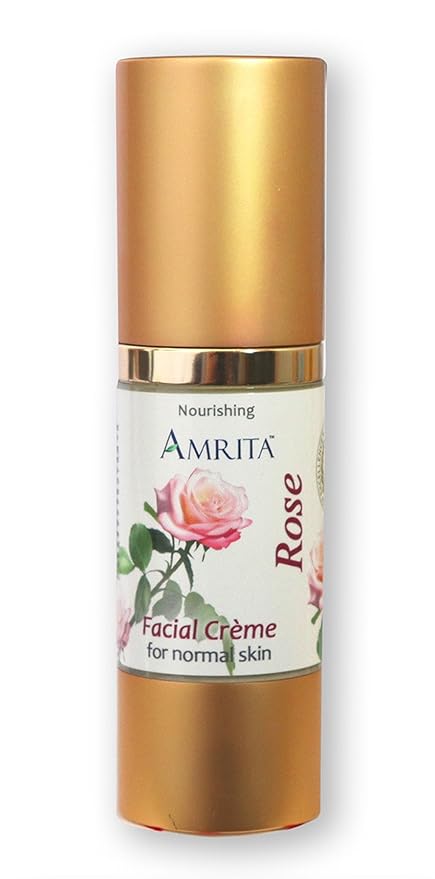 Rose Facial Crème - Blended with Premium Therapeutic Quality Essential Oils of Rose & Roman Chamomile - SIZE: 30ML-FemmiqueWomen