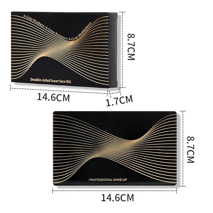 16 Colors Contour Palette Make up - Blush Highlighters Bronzer Powder All in one Makeup Palettes Contour Kit - Face Cosmetics Gifts for Women Beauty for Festivals (SET1)-FemmiqueWomen