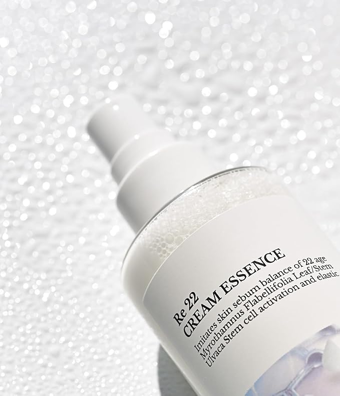 Re 22 Cream Essence – Korean Skin Care All-in-One Hydrating Spray with Resurrection Plant & Sea Lettuce Stem Cells for Youthful, Balanced Skin – Relaxing Gifts, 150ml / 5.07 fl. oz-FemmiqueWomen