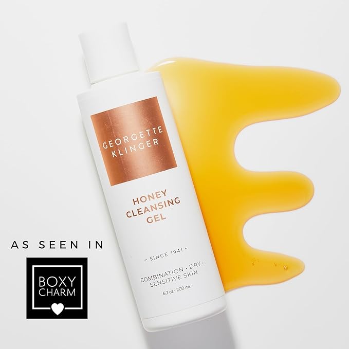 Georgette Klinger Honey Cleansing Gel - Gentle, Hydrating Cleanser, Daily Face Wash, Removes Dirt, Free Radicals with Moisturizing Manuka, Honeysuckle for Normal, Dry, Sensitive Skin - 6.7-FemmiqueWomen