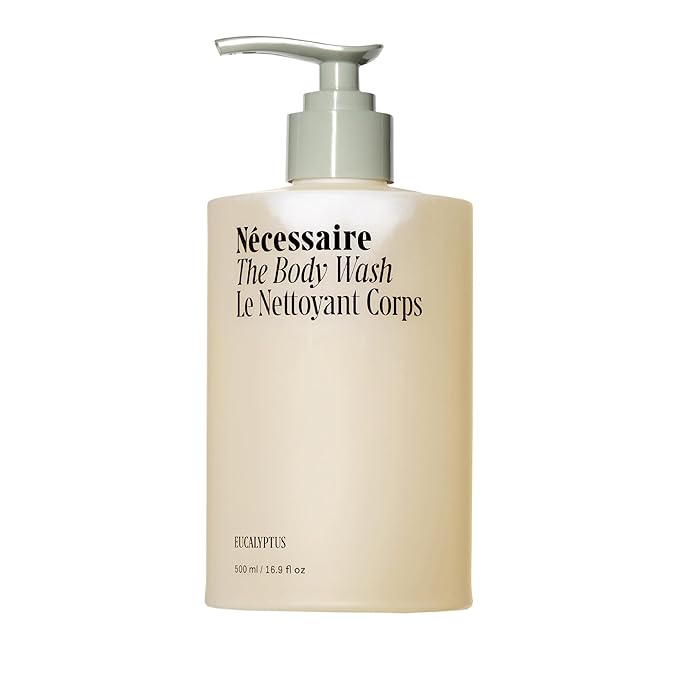 Nécessaire Eucalyptus Body Wash with Pump | Multi-Oil Nourishing Cleanse For Women + Men | Gel Cleanser | Dermatologist-Tested. Hypoallergenic | No SLS/SLES (500 ml / 16.9 fl. oz.)-FemmiqueWomen