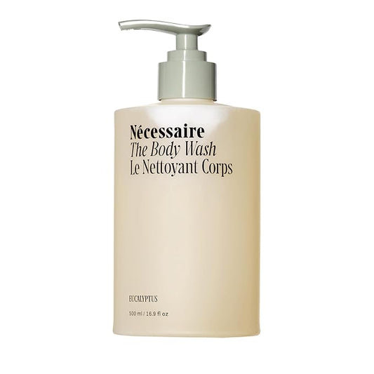 Nécessaire Eucalyptus Body Wash with Pump | Multi-Oil Nourishing Cleanse For Women + Men | Gel Cleanser | Dermatologist-Tested. Hypoallergenic | No SLS/SLES (500 ml / 16.9 fl. oz.)-FemmiqueWomen