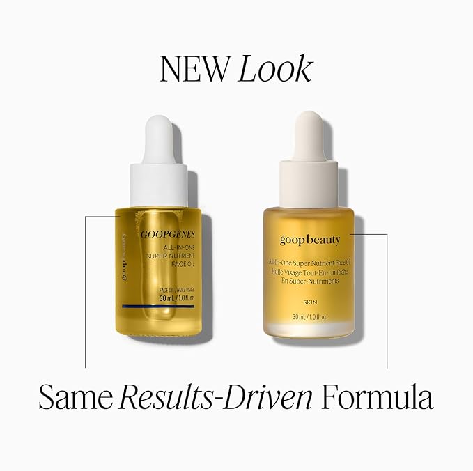 goop Beauty Nutrient Face Oil | Anti Aging Moisturizer for Smooth Skin Texture & Wrinkles | Bakuchiol, Cacay, & Organic Amla | 1 fl oz-FemmiqueWomen