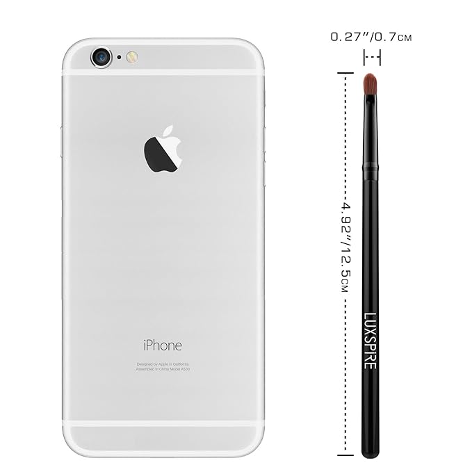 Luxspire Lip Brush Concealer Brushes 2 Pieces, Lipstick Gloss Brushes Applicators Eyeshadow Lip Liner Makeup Brush Cosmetics Make Up Tools, Small Make Up Brushes-FemmiqueWomen