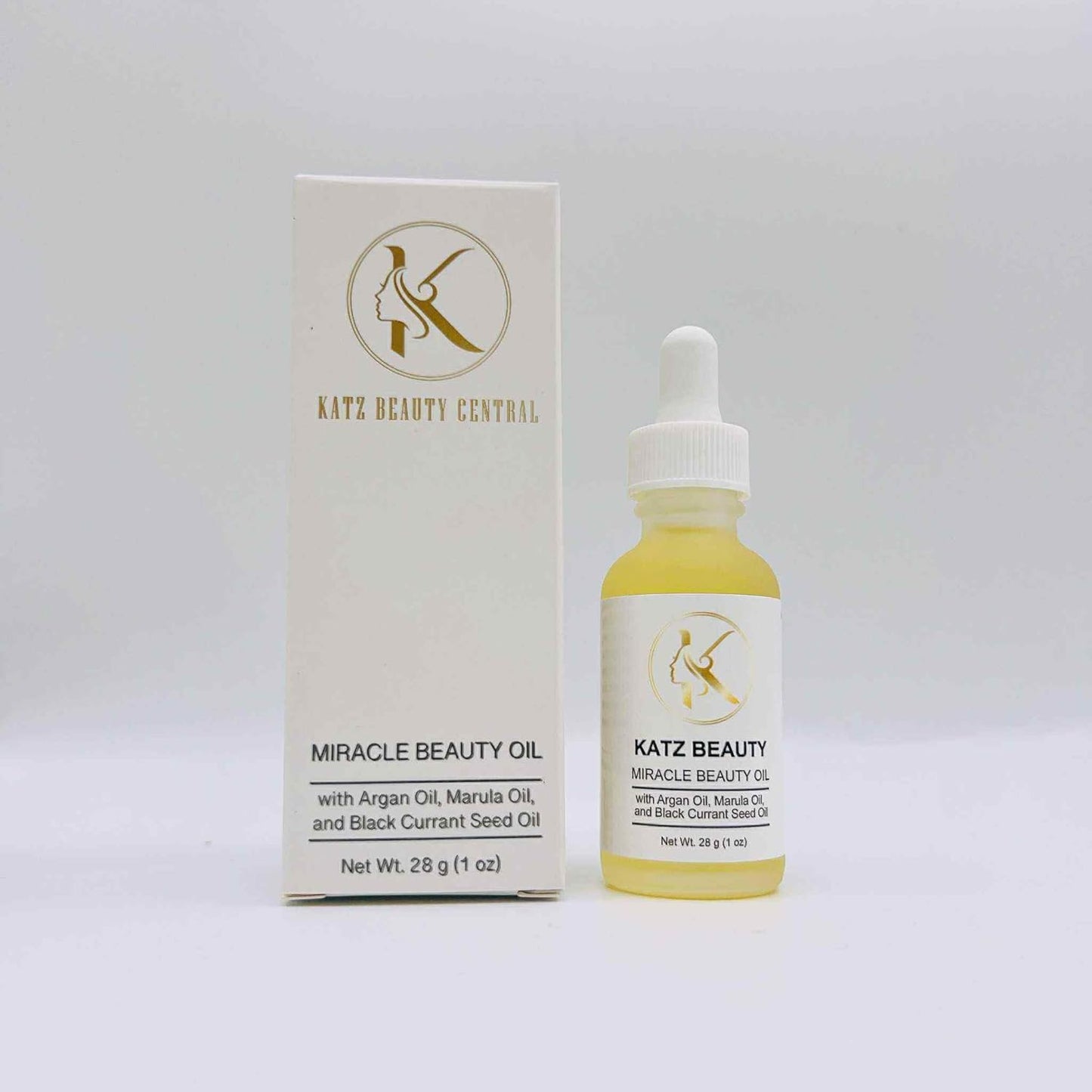 Katz Beauty Miracle Beauty Oil - Hydrating Face Oil with Jojoba, Argan & Marula Oil for Anti-Aging Glow, Non-Comedogenic (Pack of 2)-FemmiqueWomen