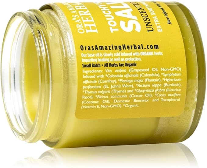 Ora's Amazing Herbal, Eczema Treatment, Touchy Skin Salve, Ultra Healing Body Butter, Organic Calendula for Skin, Herbal Salves, Unscented Skin Care-FemmiqueWomen