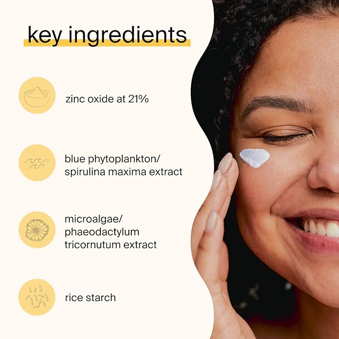 Cocokind Daily SPF, Mineral Face Sunscreen with Zinc Oxide, SPF 32, Reef Safe, Unscented, All Skin Types, Non-Toxic, Cruelty Free, 1.7 fl oz-FemmiqueWomen