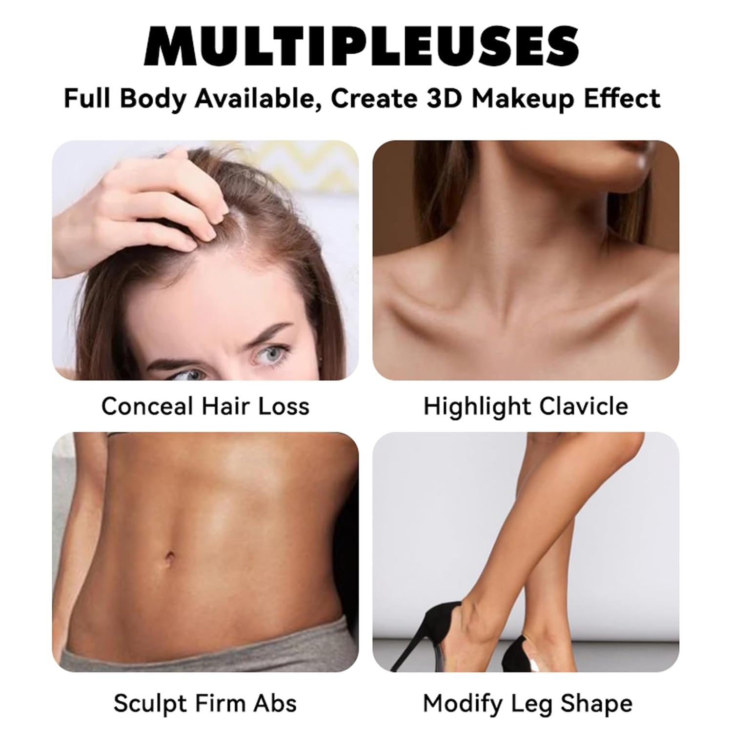 3Pcs Cream Contour Stick Makeup Kit,Create Face Contour,Highlighter Stick,Blush stick for Sculpt the Cheeks,Bronzer Contour Sticks,Waterproof and Long-lasting Contour makeup set,Non-greasy（02#05#06#）-FemmiqueWomen