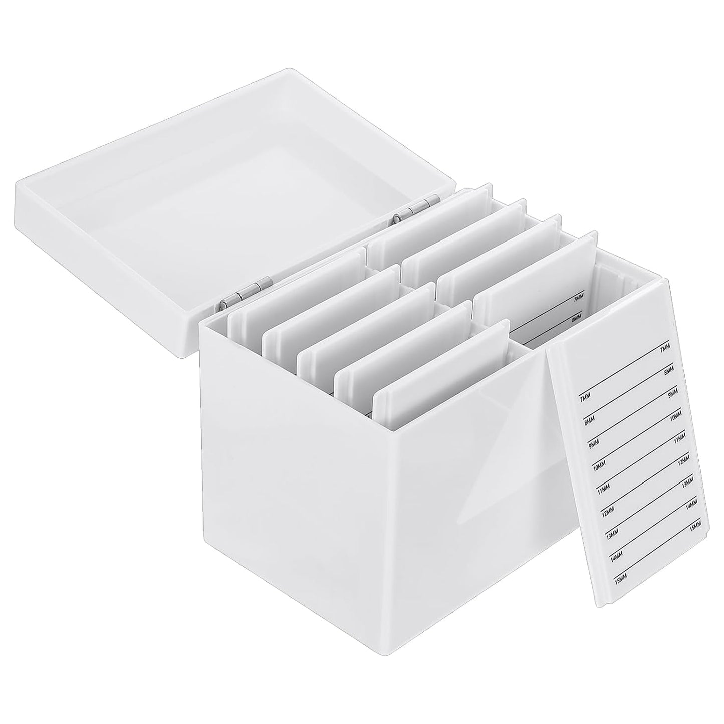 Acrylic Eyelash Storage Box, 10 Layers False Eyelashes Glue Pallet Holder Display Grafting Eye lashes Extension Close-Packed Display with 10 Pallets Makeup Organizer-FemmiqueWomen