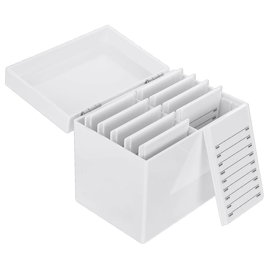Acrylic Eyelash Storage Box, 10 Layers False Eyelashes Glue Pallet Holder Display Grafting Eye lashes Extension Close-Packed Display with 10 Pallets Makeup Organizer-FemmiqueWomen