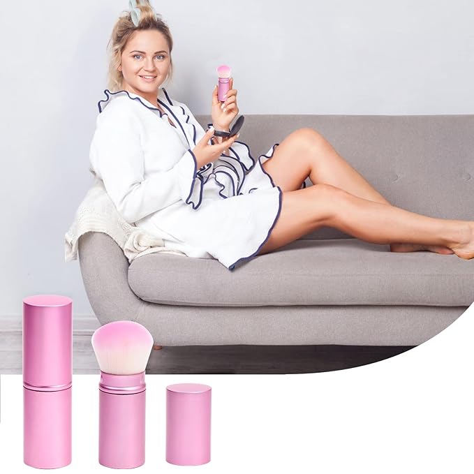 UNIMEIX Makeup Brush Sunscreen Applicator Retractable Kabuki Blush Brush Foundation Brush for Liquid Makeup, Bronzer, Cream or Powder-FemmiqueWomen